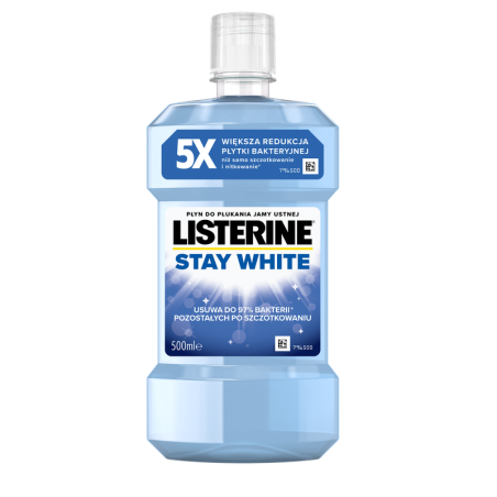Listerine Stay White płyn do płukania jamy ustnej 500ml
