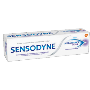Sensodyne Ultraszybka Ulga Mint Pasta z fluorem do zębów nadwrażliwych, wyrób medyczny, o smaku miętowym 75 ml