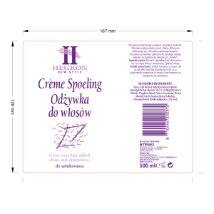 HEGRON Odżywka do włosów Spoeling 500 ML