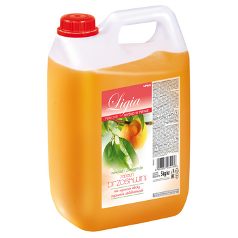 Mydło w płynie Ligia zapach brzoskwiniowy 5kg