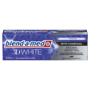 blend-a-med 3D White With charcoal Pasta do zębów 75 ml