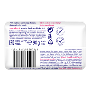 Luksja Creamy & Soft Kremowe mydło w kostce Róża i Proteiny mleka 90 g