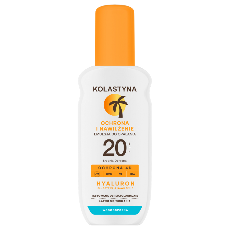 Kolastyna '24 Emulsja do opalania w sprayu SPF20 150ml