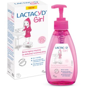 LACTACYD GIRL żel do higieny intymnej z pompką 200ml