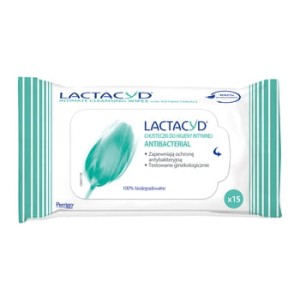 LACTACYD Antibacterial chusteczki do higieny intymnej 15szt