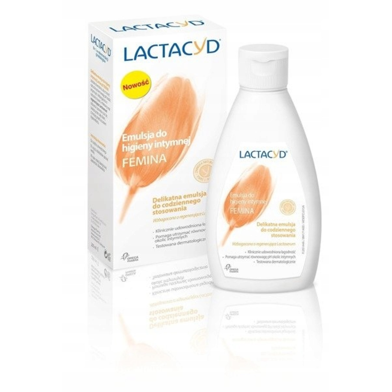 LACTACYD FEMINA emulsja do higieny intymnej zapas 200ml