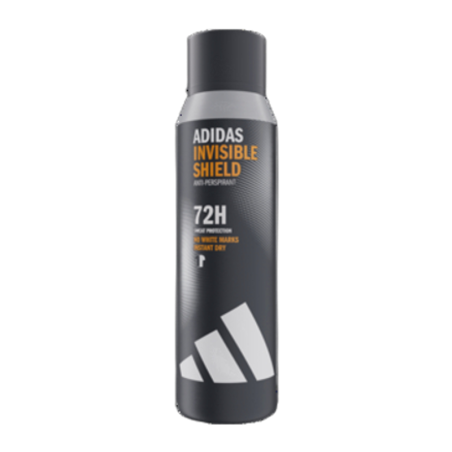 adidas Invisible Shield antyperspirant w sprayu dla mężczyzn bez żółtych plam i białych śladów, 150 ml