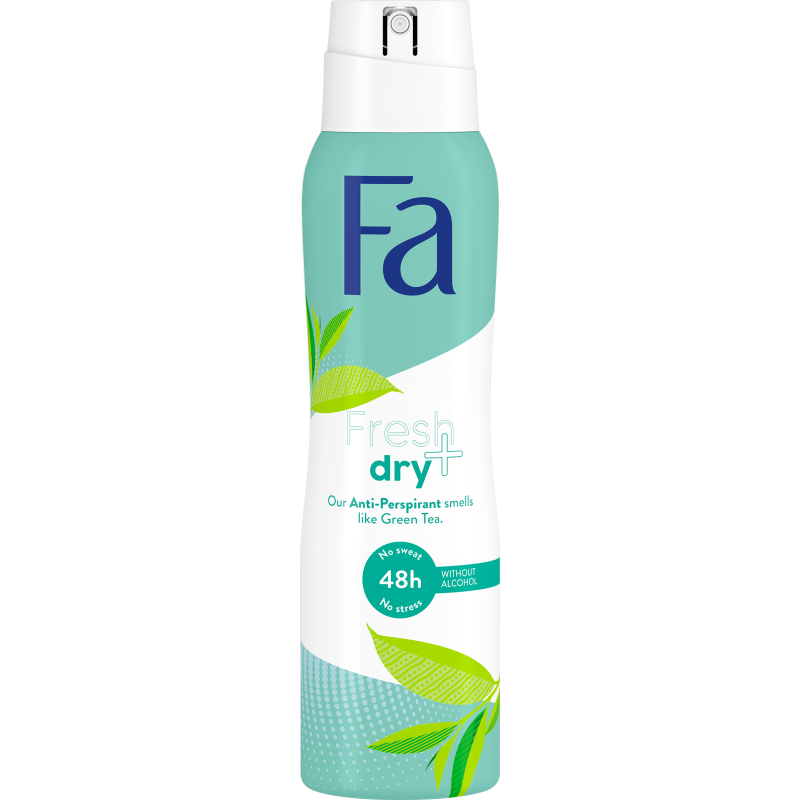 FA deo spray Fresh & Dry Green Tea 150ml