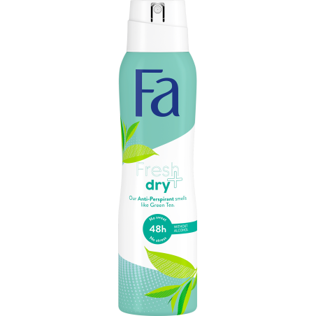 FA deo spray Fresh & Dry Green Tea 150ml