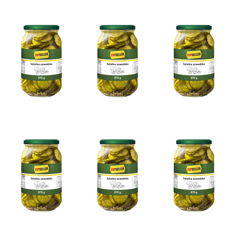 TOPSELLER Sałatka szwedzka 870g X6