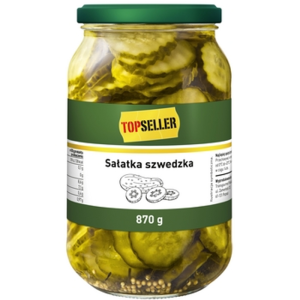 TOPSELLER Sałatka szwedzka 870g X6
