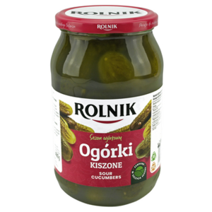 Ogórki kwaszone 850 g Rolnik
