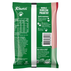 KNORR Nudle Kurczak Pikanty 63g