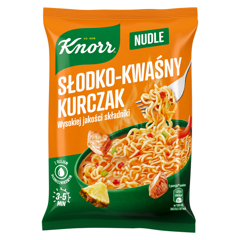 KNORR Nudle Kurczak Słodko-kwaśny 65g