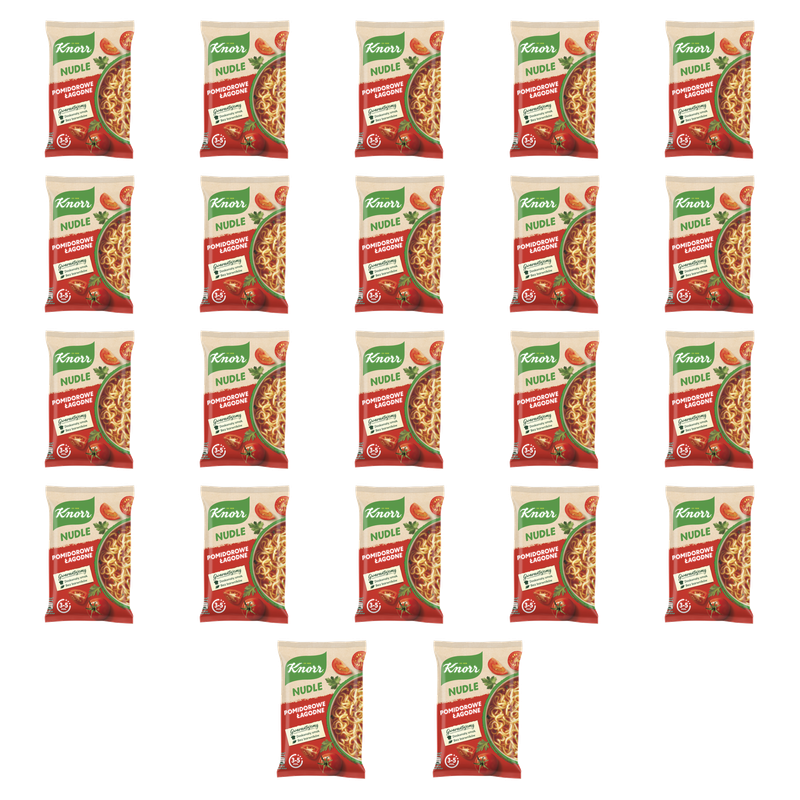 Knorr Nudle pomidorowe łagodne 65 g X22