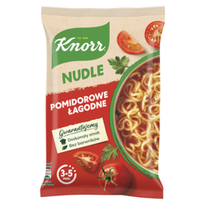 Knorr Nudle pomidorowe łagodne 65 g X22