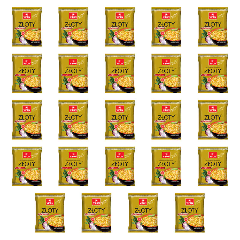 VIFON Zupka Chińska Błyskawiczna - Zupa Instant o Smaku Kurczak Złoty 70 g X24