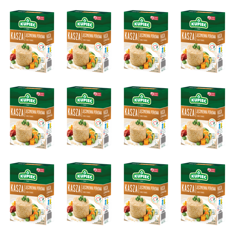 KUPIEC Kasza jęczmienna perłowa 4x100 g X12