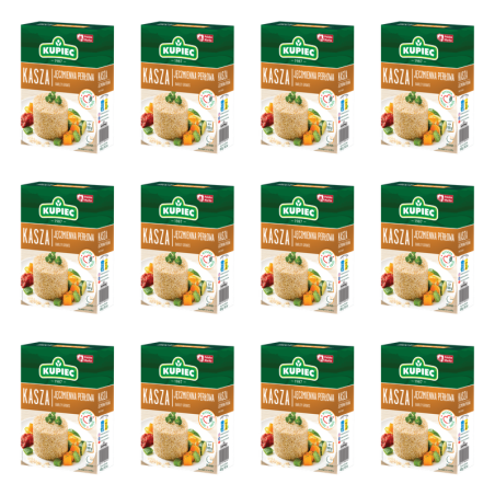 KUPIEC Kasza jęczmienna perłowa 4x100 g X12