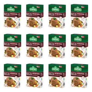 KUPIEC Kasza gryczana prażona 4x100 g X12