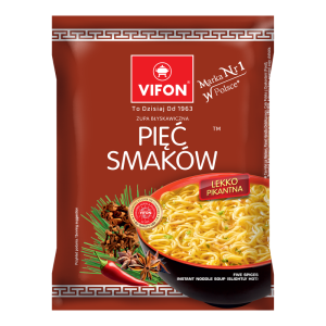 VIFON Zupa błyskawiczna pięć smaków 70 g