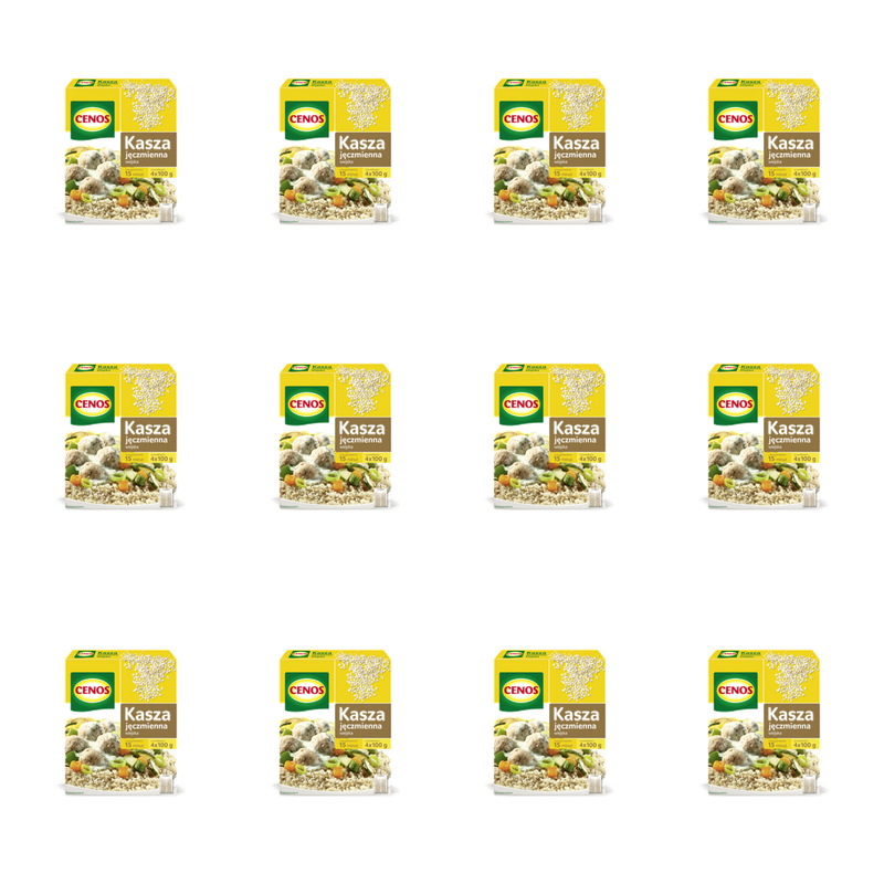 Kasza jęczmienna wiejska 4 x 100 g Cenos X12