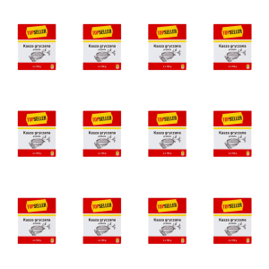TOPSELLER Kasza gryczana prażona 4x100g X12