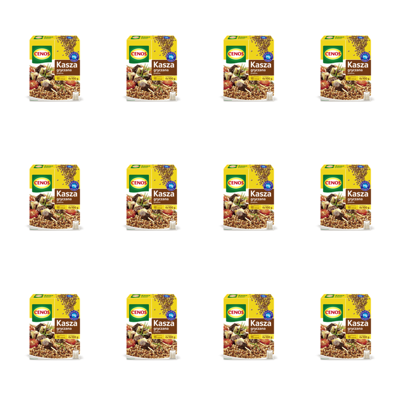 Kasza gryczana prażona 4x100 g Cenos X12