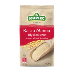 KUPIEC kasza manna błyskawiczna 400g X8