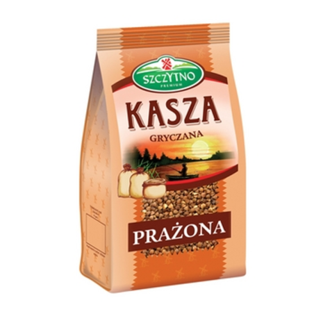 Szczytno Kasza Gryczana Prażona Palona Wysoka Jakość Źródło Błonnika - 400g