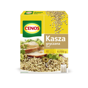 Kasza gryczana biała 4 x 100 g Cenos