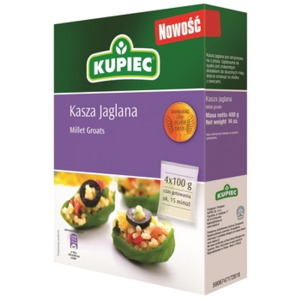 KUPIEC Kasza jaglana 4 x 100 g