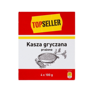 TOPSELLER Kasza gryczana prażona 4x100g