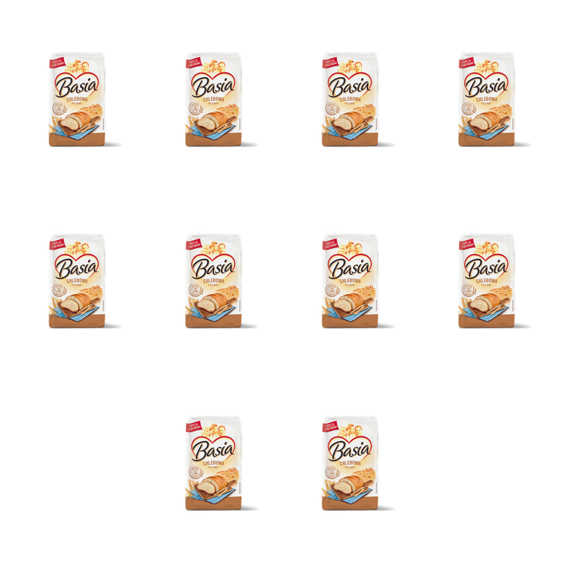 Mąka Pszenna Chlebowa Basia Typ 680 Uniwersalna Polska - 1kg X10