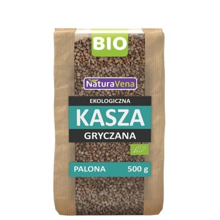 NATURAVENA Ekologiczna kasza gryczana palona 500g