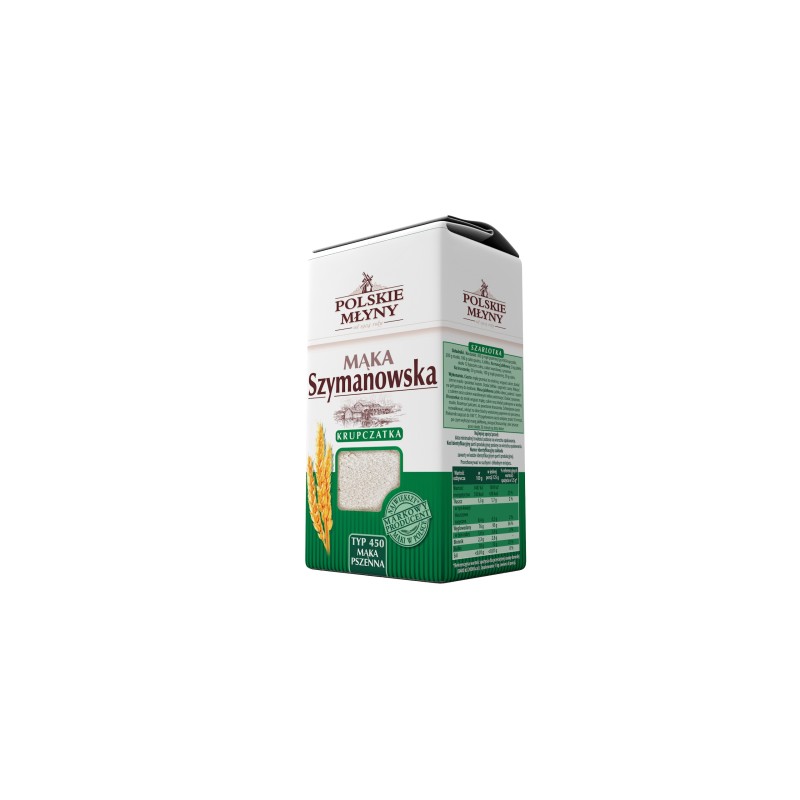polskie młyny Mąka pszenna typ 450 Szymanowska krupczatka 1 kg