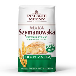 polskie młyny Mąka pszenna typ 450 Szymanowska krupczatka 1 kg