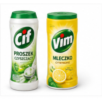 Proszki i mleczka do czyszczenia