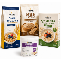 Płatki zbożowe, otręby, owsianki i błonnik