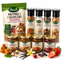 Moulins et petits pots – épices sucrées