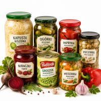 Conserves et légumes préparés