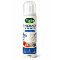 Crème fouettée en spray